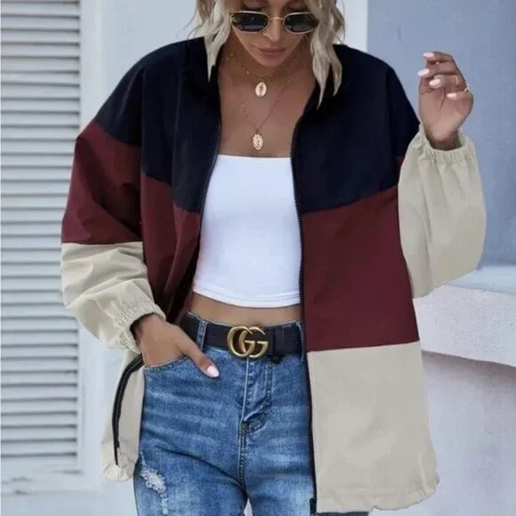 Colorblocked Windbreaker - Picture 2 of 6